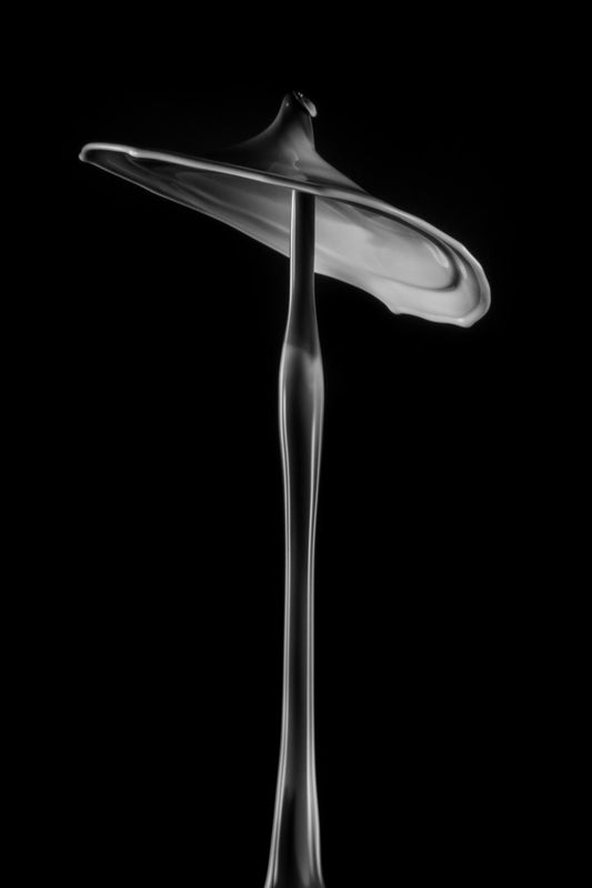 Black on white